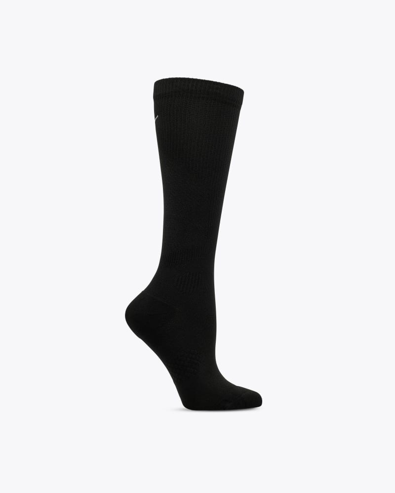 HOKA Race Day Knee High Sock in Black, Size Small