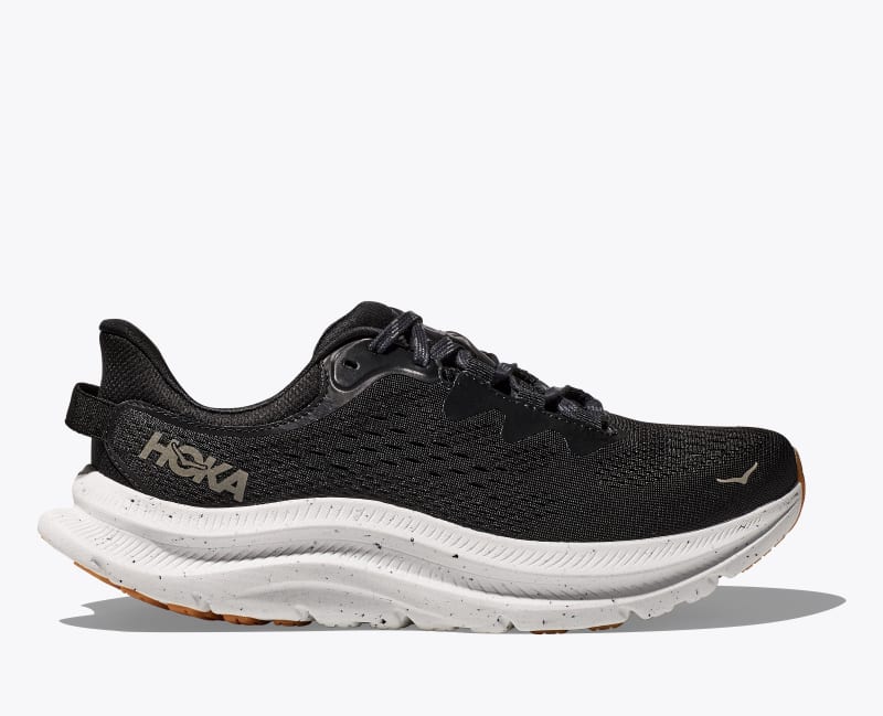 HOKA Women's Kawana 2 Shoes in Black/White, Size 5.5
