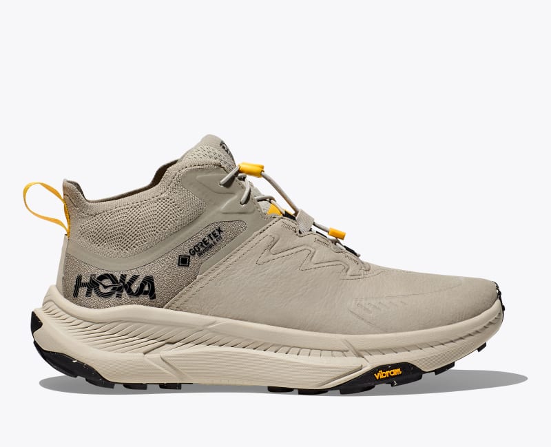 HOKA Men's Transport Chukka GTX Shoes in Farro/Sesame, Size 7.5
