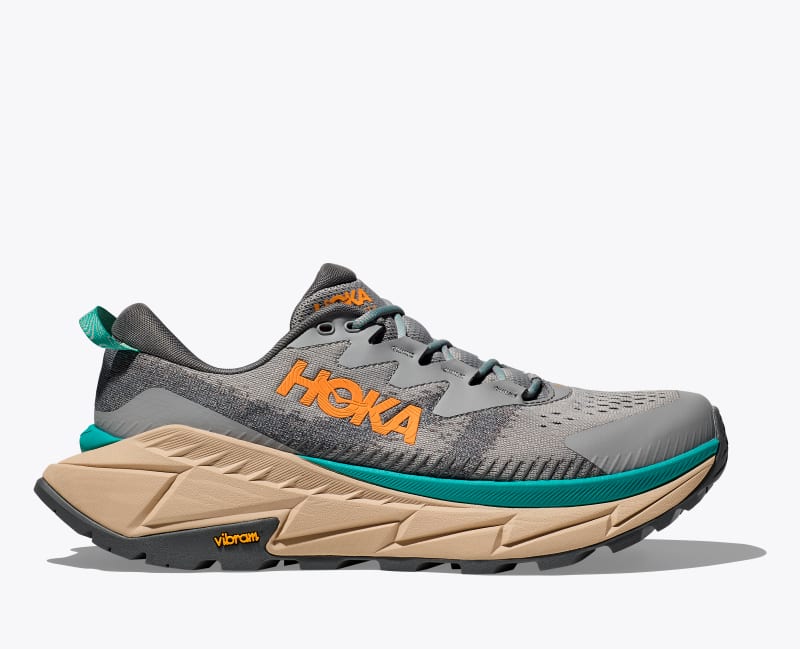 HOKA Men's Skyline-Float X Shoes in Stellar Grey/Oak, Size 7.5
