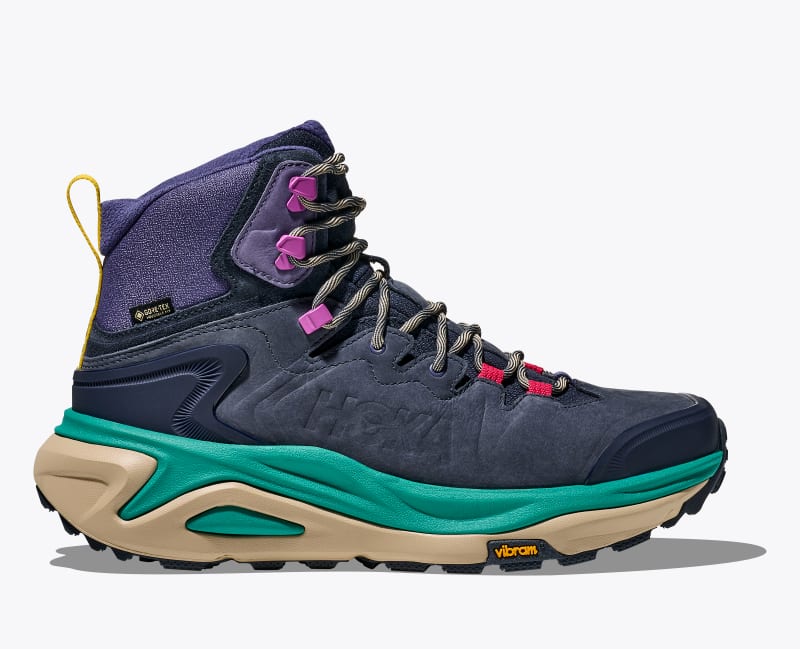 HOKA Women's Kaha 3 GTX Shoes in Varsity Navy/Mountain Iris, Size 5.5