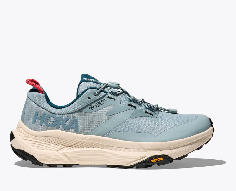 HOKA Women's Transport GTX Shoes in Druzy/Birch, Size 5.5