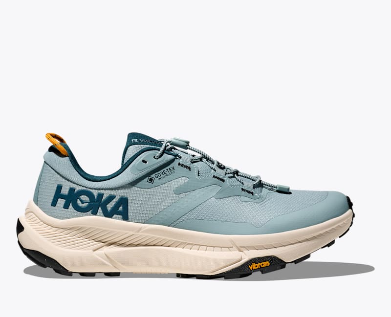 HOKA Men's Transport GTX Shoes in Druzy/Birch, Size 10.5