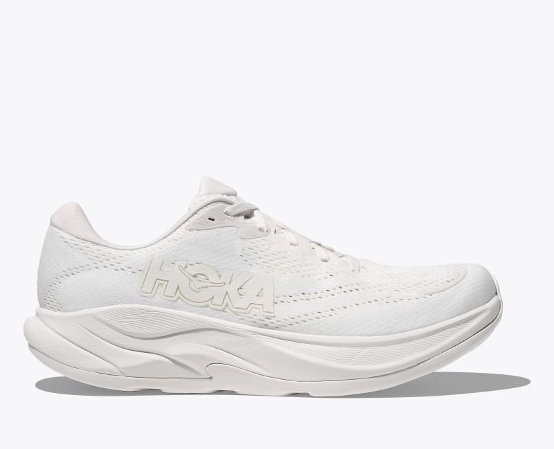 HOKA Women's Rincon 4 Shoes in White/White, Size 6