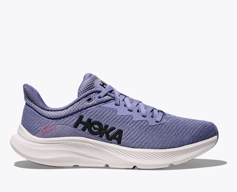HOKA Women's Solimar Shoes in Wild Indigo/White, Size 5.5