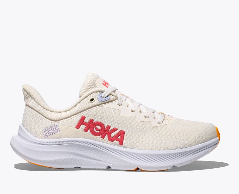 HOKA Women's Solimar Shoes in White/Sea Ice, Size 5.5