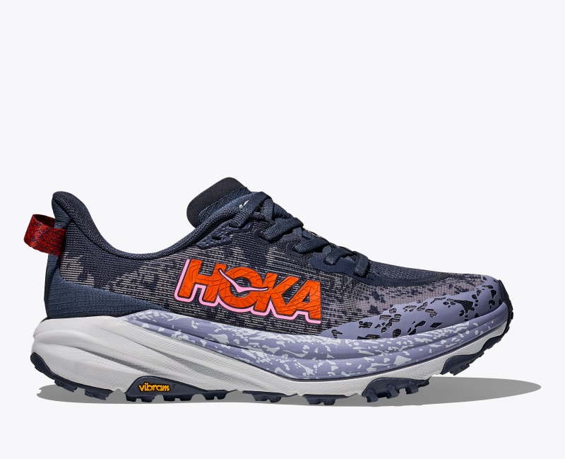 HOKA Women's Speedgoat 6 Shoes in Nautical Dusk/Sea Ice, Size 5.5