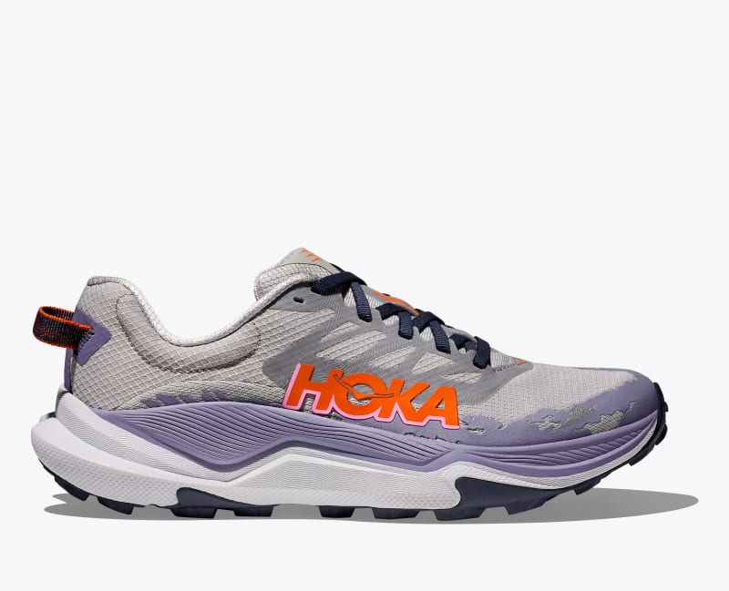 HOKA Women's Torrent 4 Shoes in Stardust/Wild Indigo, Size 5.5