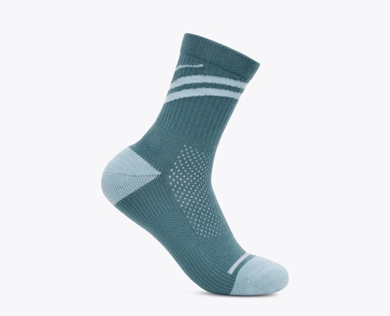 HOKA Trail Crew Sock Hiking Shoes in Mountain Fog, Size Small