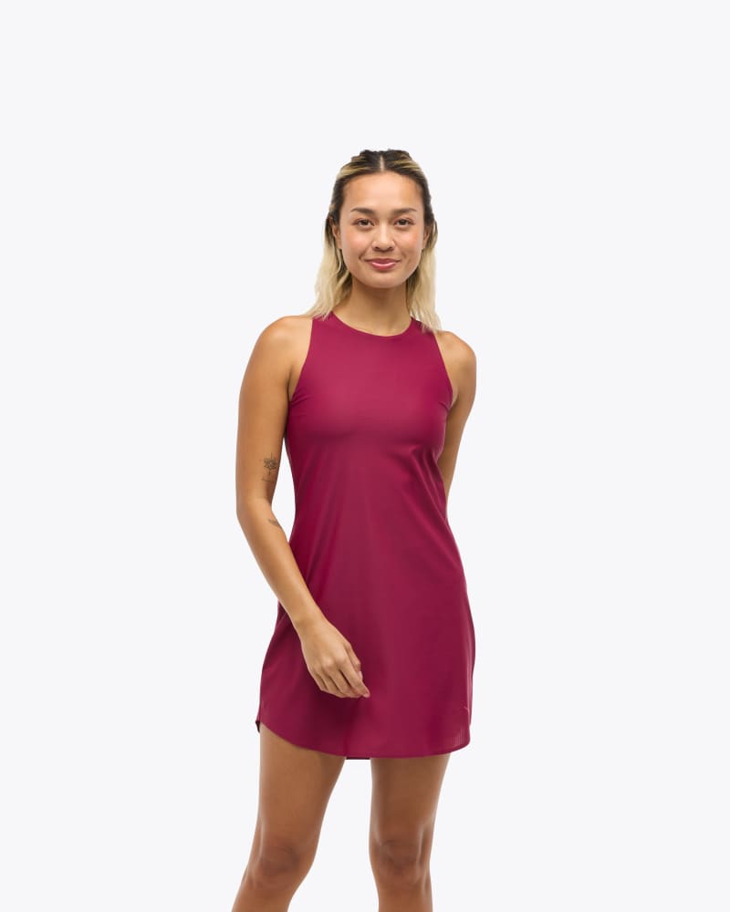 HOKA Women's Mizi Outdoor Dress in Red Cabbage, Size Large