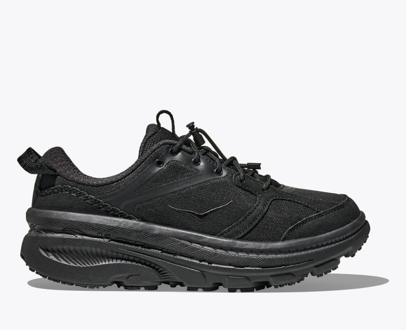 HOKA Bondi B3LS Shoes in Black/Carbon Black, Size M 4.5/W 5.5