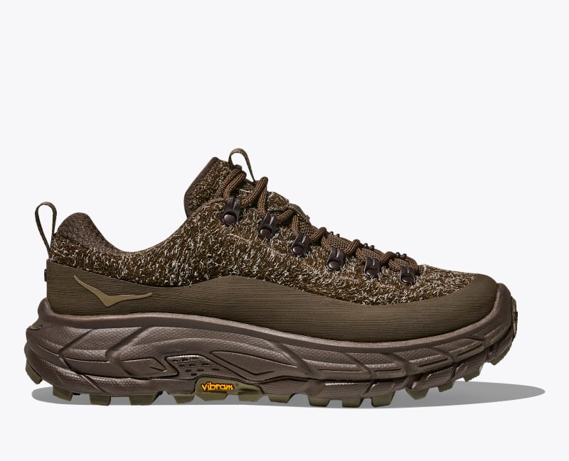 HOKA Elite Terrain System Tor Summit Shoes in Umber/Deep Umber, Size M 4.5/W 5.5