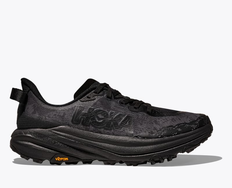 HOKA Men's Speedgoat 6 Shoes in Black/Black, Size 7.5