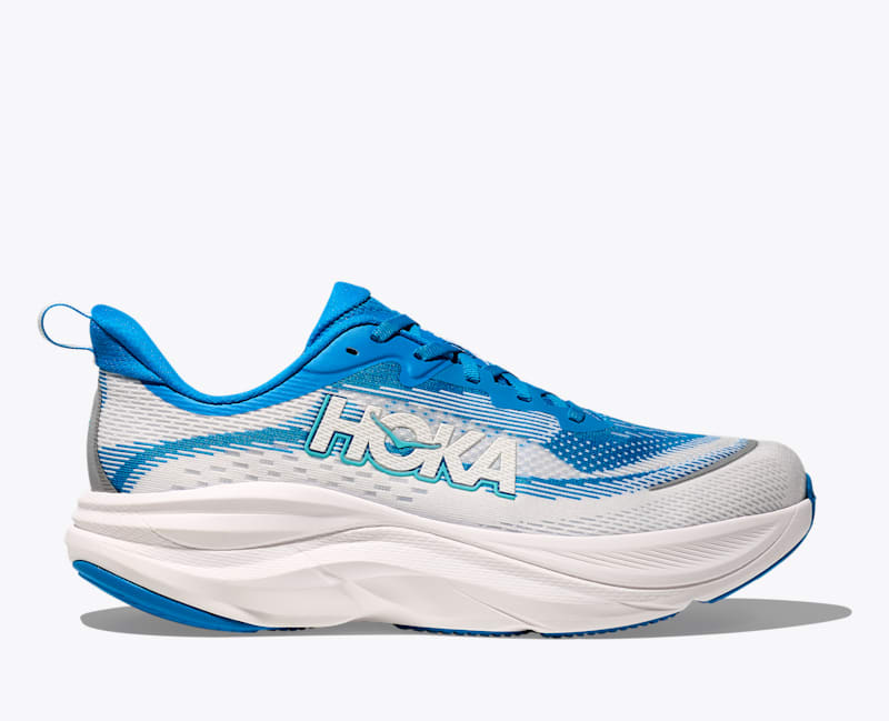 HOKA Men's Skyflow Shoes in Hoka Blue/Frost, Size 7.5
