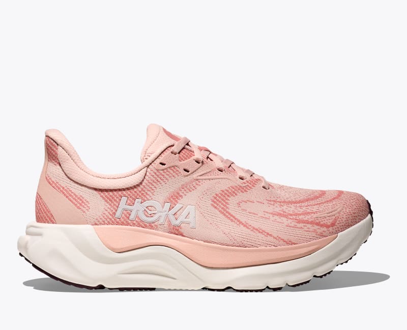 HOKA Women's Arahi 8 Shoes in Blush/Rose Latte, Size 5.5