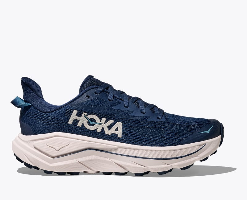 HOKA Women's Challenger 8 Shoes in Midnight Blue/Grout, Size 5.5