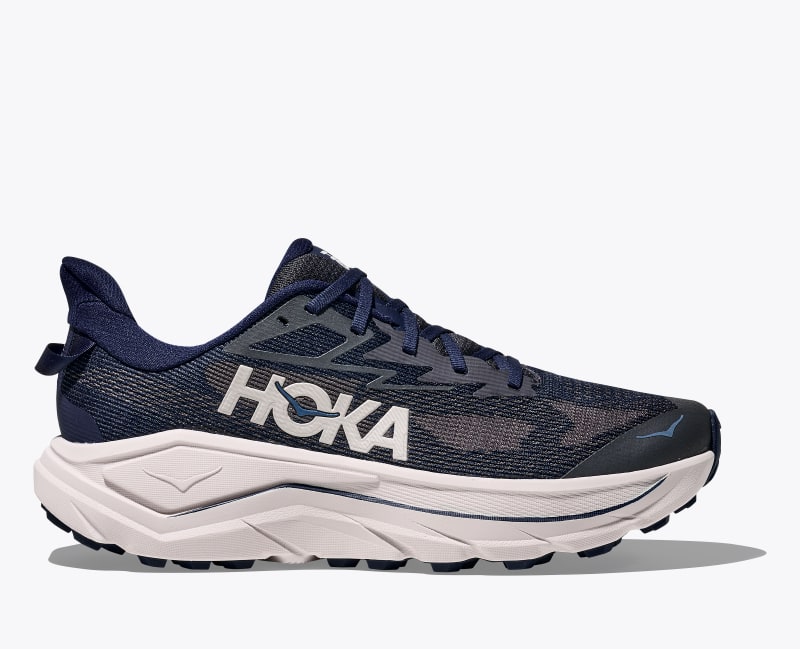 HOKA Men's Challenger 8 Shoes in Midnight Blue/Grout, Size 7.5