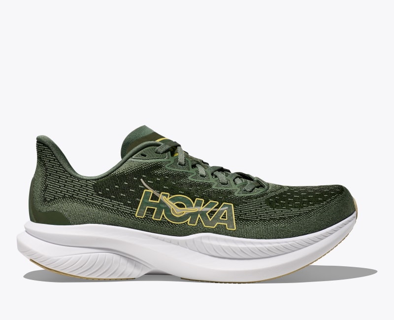 HOKA Men's Mach 6 Shoes in Succulent/Fern, Size 7.5