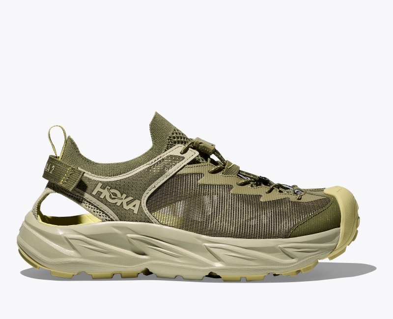 HOKA Men's Hopara 2 Shoes in Wild Mushroom/Oyster Mushroom, Size 7.5