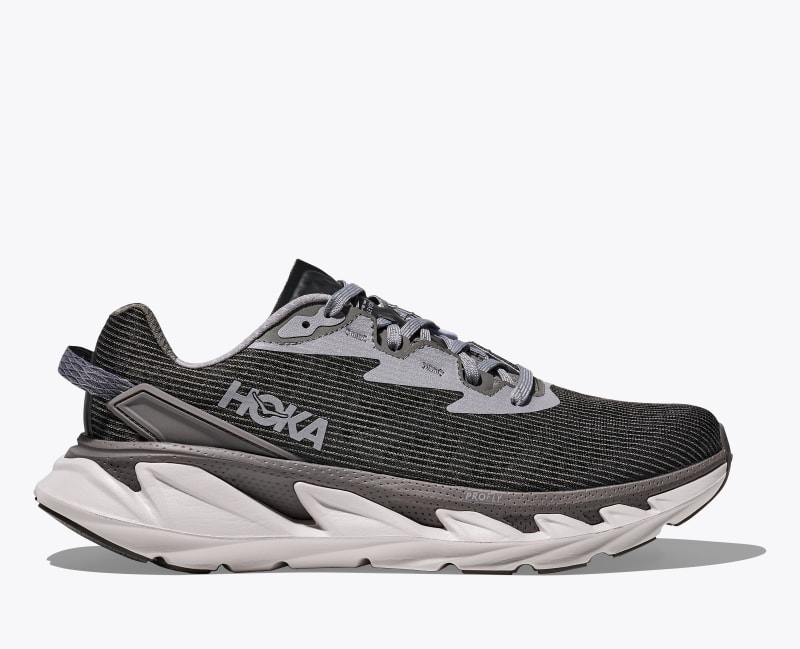 HOKA Elevon 2 TS Shoes in Foggy Grey/Grout, Size M 4.5/W 5.5