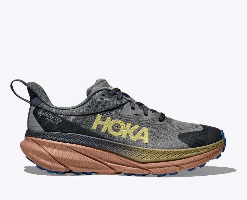 HOKA Men's Challenger 7 GTX Shoes in Asteroid/Maple, Size 7.5