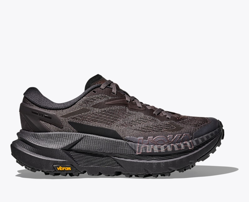 HOKA Mafate X _J.L-A.L_ Shoes in Jet Black/Espresso, Size M 5/W 6