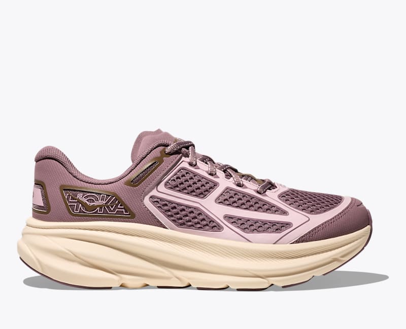 HOKA Clifton One9 Shoes in Classic Mauve/Carnation, Size M 4.5/W 5.5