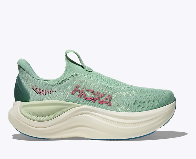 HOKA Women's Skyward Laceless Shoes in Jadeite/Sea Glass, Size 5.5