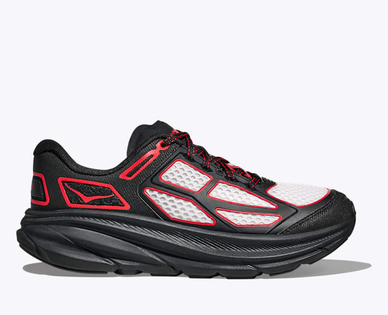 HOKA Clifton One9 Shoes in Black/Cerise, Size M 5.5/W 6.5