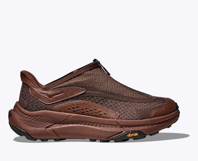 HOKA Project Transport Shoes in Mineral Brown/Walnut, Size M 4.5/W 5.5