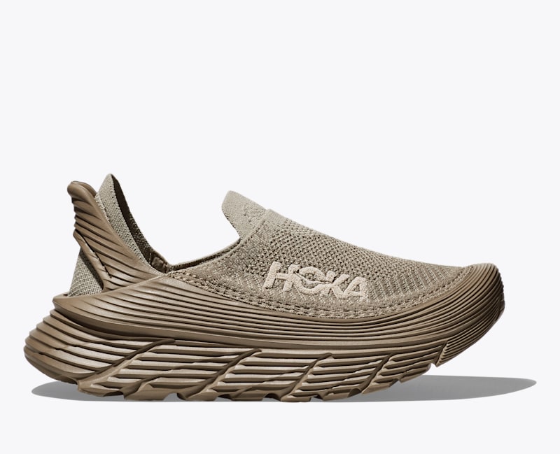 HOKA Restore TC Shoes in Dune/Oxford Tan, Size M 4/W 5