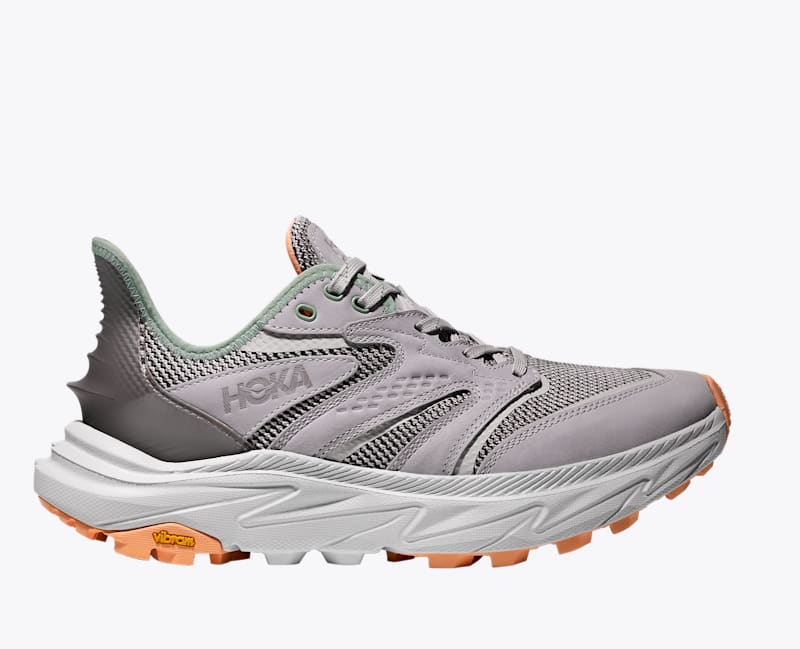 HOKA Women's Anacapa 2 Freedom Shoes in Ash Grey/Cosmic Grey, Size 6.5