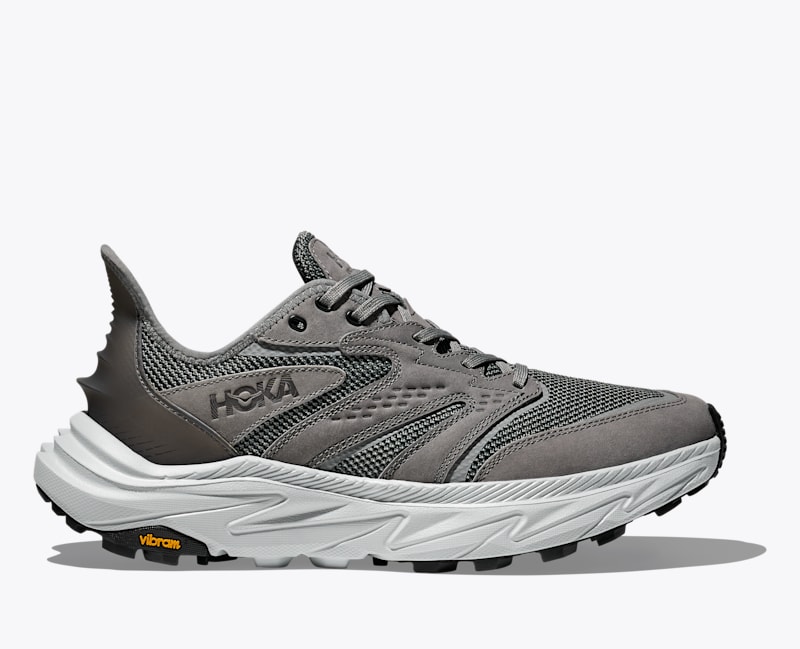 HOKA Men's Anacapa 2 Freedom Shoes in Galactic Grey/Cosmic Grey, Size 8.5