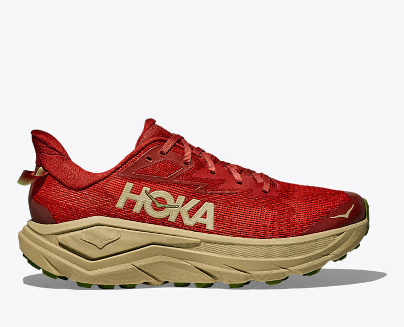HOKA Men's Challenger 8 Shoes in Dry Chili/Oatgrass, Size 13