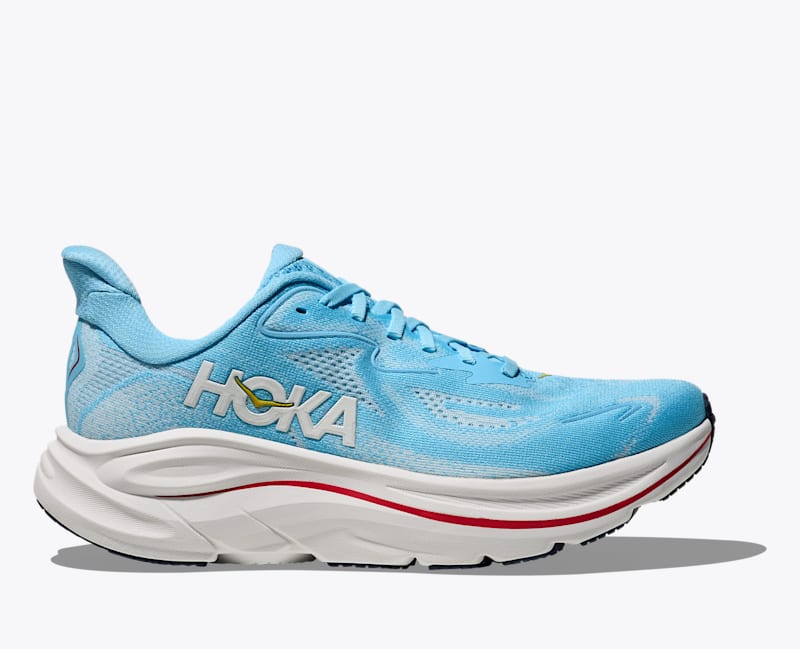 HOKA Women's Clifton 10 Shoes in Soaring Blue/Frost, Size 10.5