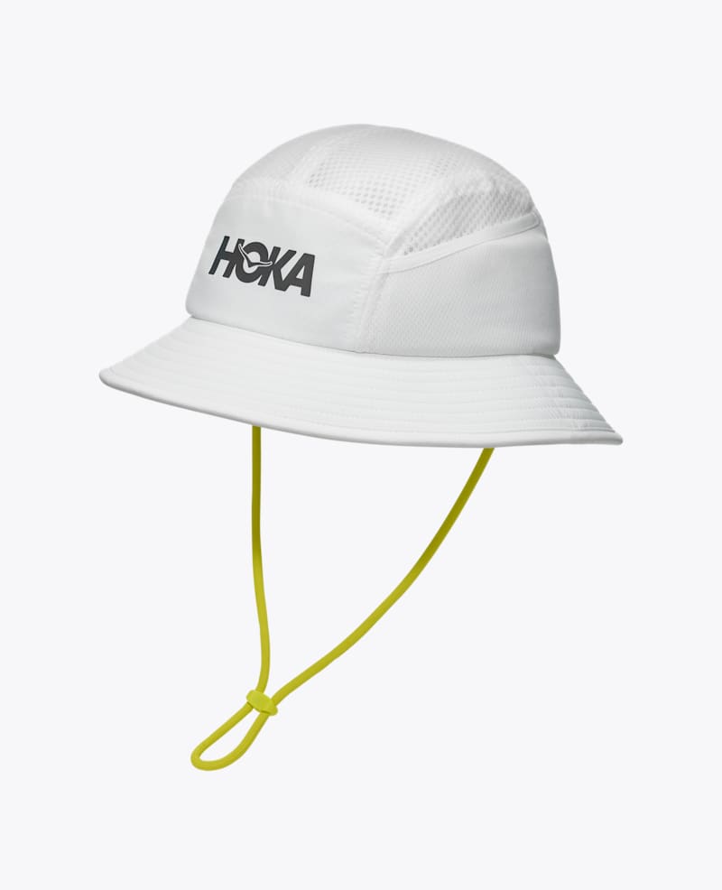 HOKA Adventure Hat 2.0 Hiking Shoes in White, Size M/L