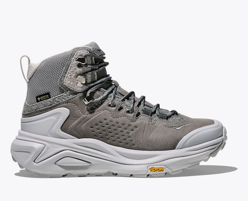 HOKA Elite Terrain System Kaha 3 GTX Hiking Shoes in Galactic Grey/Cosmic Grey, Size M 7/W 8.5