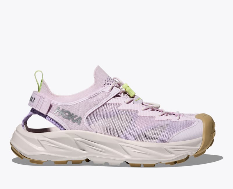 HOKA Women's Hopara 2 Shoes in Lilac Cream/Stucco, Size 6.5