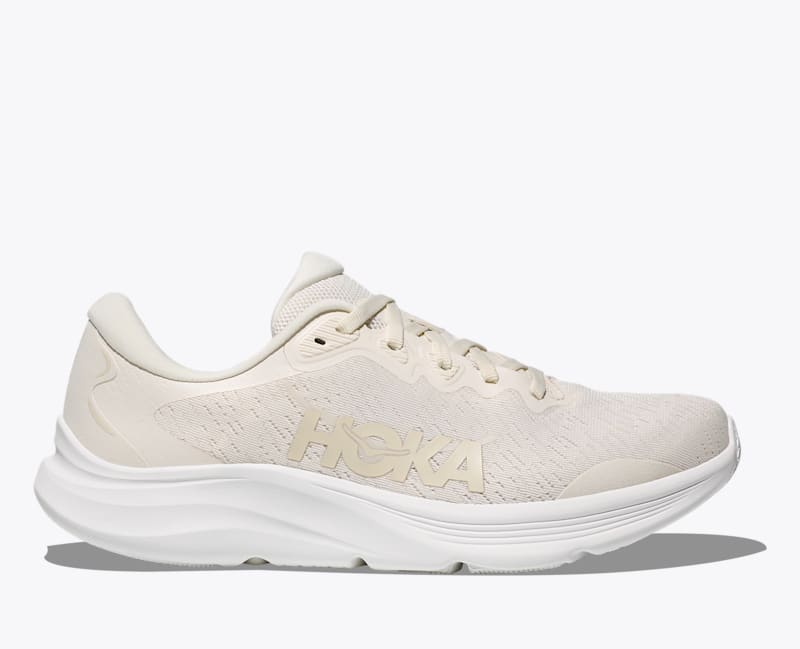 HOKA Women's Solimar 2 Shoes in Alabaster/Alabaster, Size 11 W