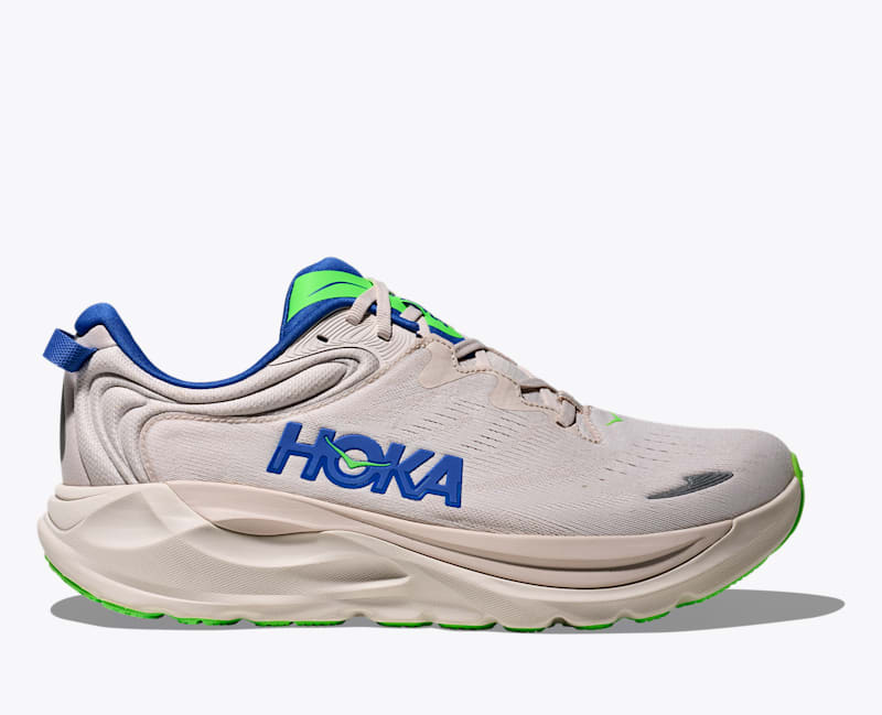 HOKA Men's Gaviota 6 Shoes in Grout/Stucco, Size 12