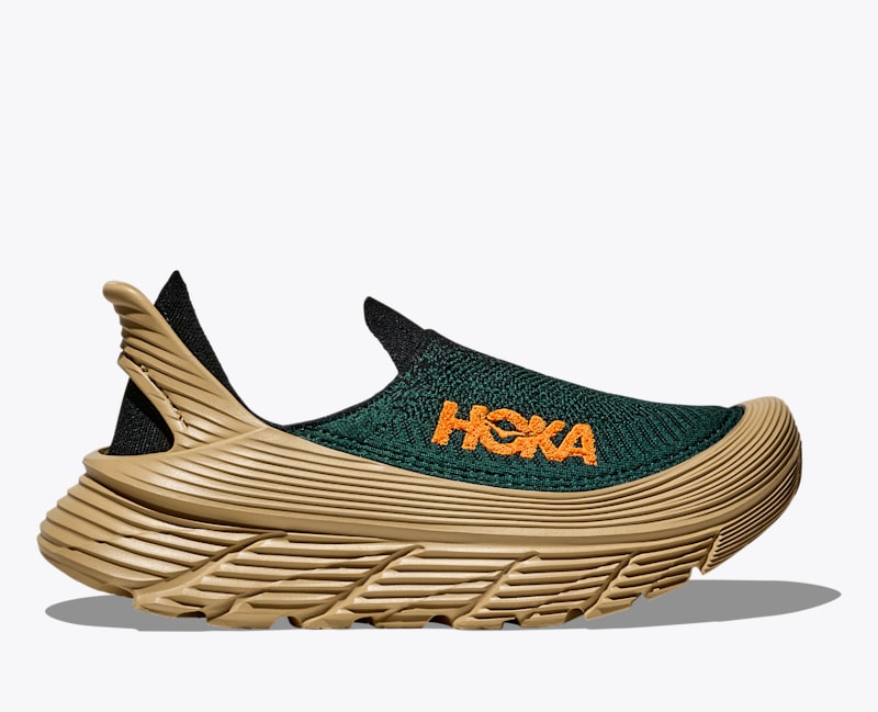 HOKA Restore TC Shoes in Bay Leaf/Khaki, Size M 4/W 5