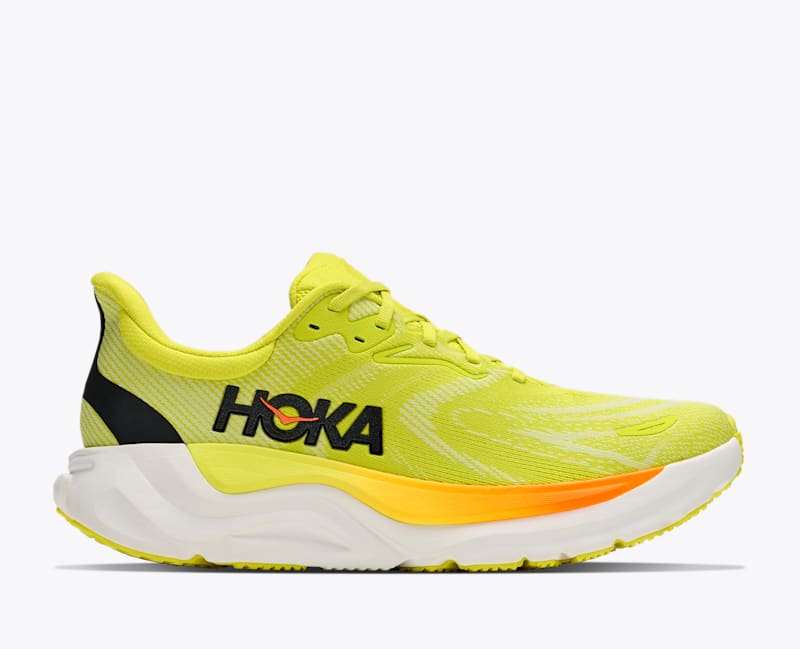 HOKA Men's Arahi 8 Shoes in HOKA Citrus/Frost, Size 13