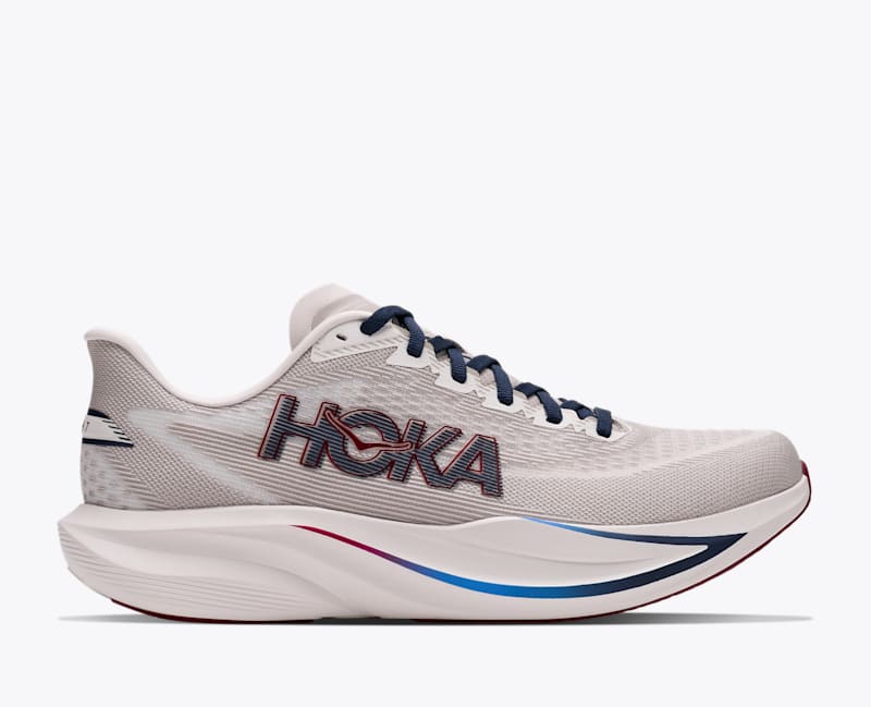 HOKA Men's Mach 7 Road Running Shoes in Putty/Grout, Size 10 W