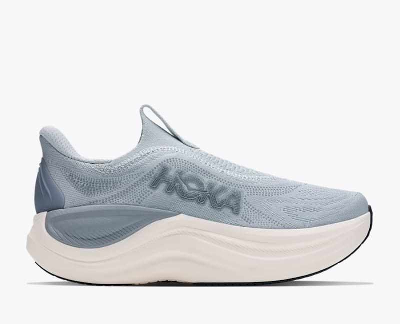 HOKA Womens Skyward Laceless Shoes in Mineral Blue/Washed Blue, Size 10 HOKA Womens Skyward Laceless Shoes in Mineral Blue/Washed Blue, Size 10