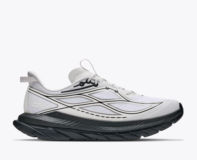 HOKA Men's Mach Remastered Shoes in Frost/Black, Size 13