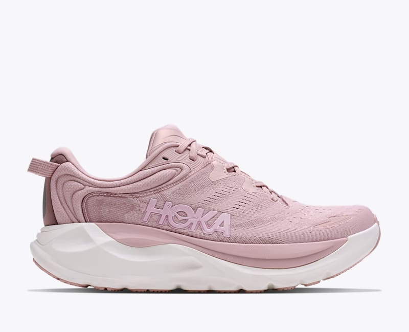 HOKA Women's Gaviota 6 Shoes in Pink Opal/Quartzite, Size 5.5