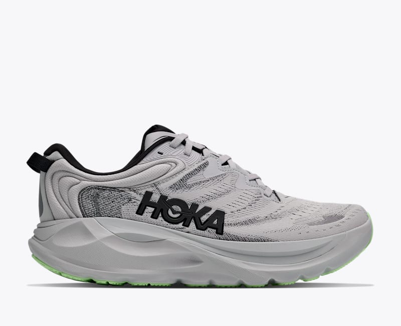 HOKA Men's Gaviota 6 Shoes in Stardust/Black, Size 12