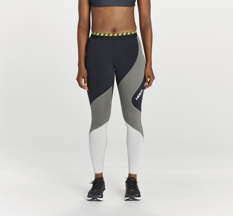 HOKA Women's Hupana Tight in Black, Size XS