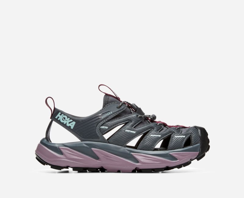 HOKA Women's SKY Hopara Running Shoes in Castlerock/Elderberry, Size 6