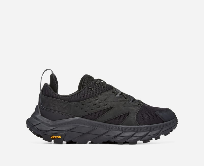 HOKA Men's Anacapa Breeze Low Hiking Shoes in Black, Size 8.5